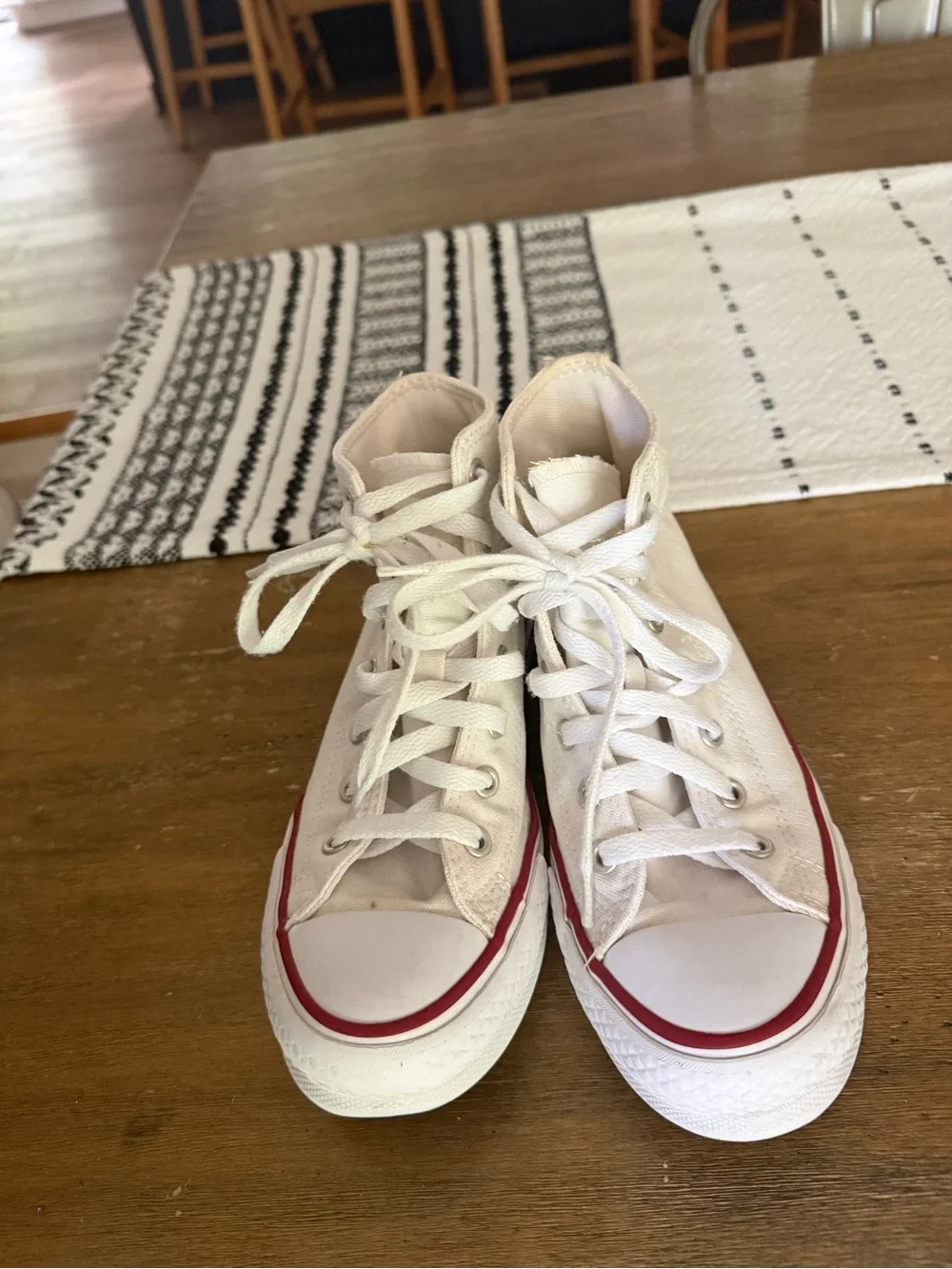 Converse Chuck Taylor All Star White High Top Kids Sneakers 5.5